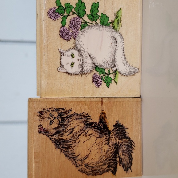 2 Cat Stamps Persian Cat - Picture 9 of 9